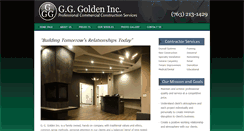 Desktop Screenshot of gggoldenconstruction.com